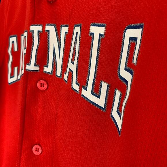 VINTAGE MARK MCGWIRE ST LOUIS CARDINALS STARTER JERSEY SZ YOUTH MEDIUM - Picture 3 of 7